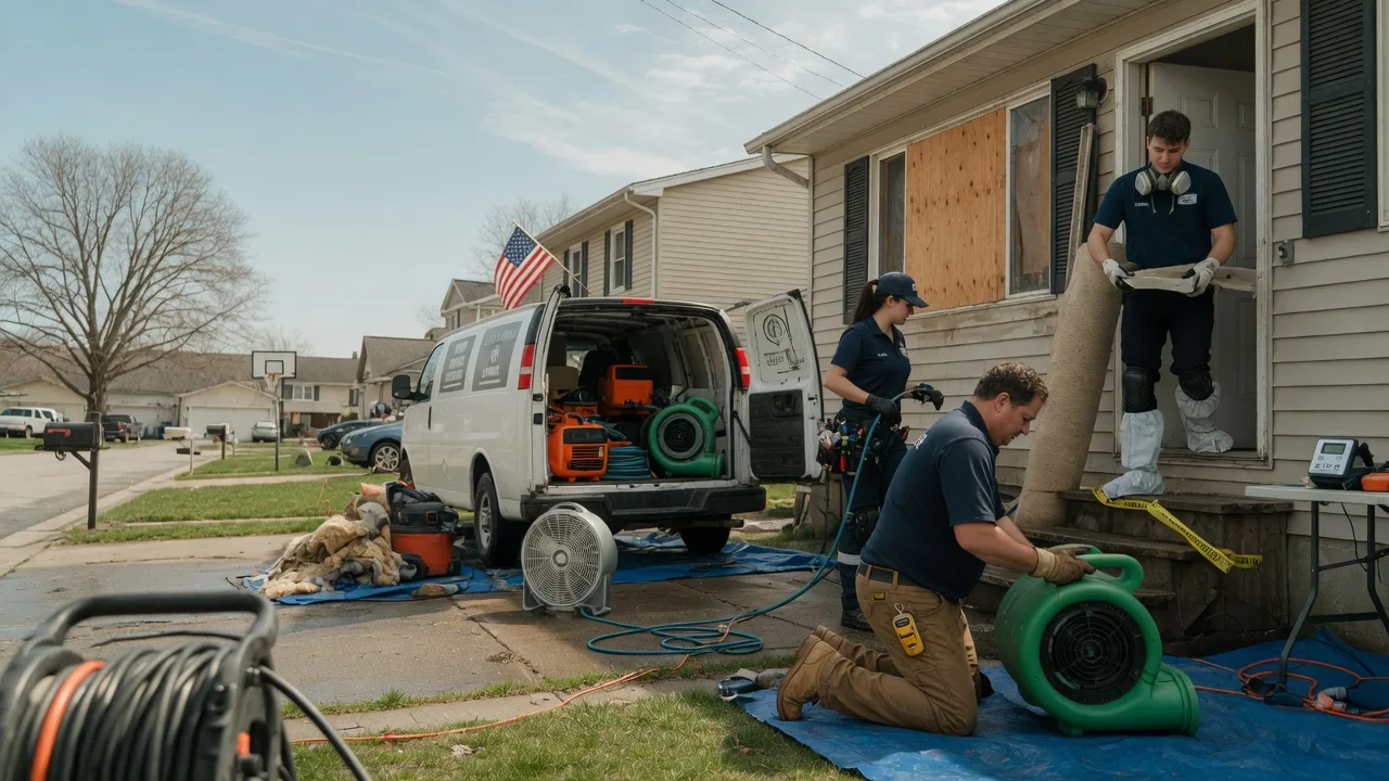 Water Damage Restoration in Hustle, VA near me